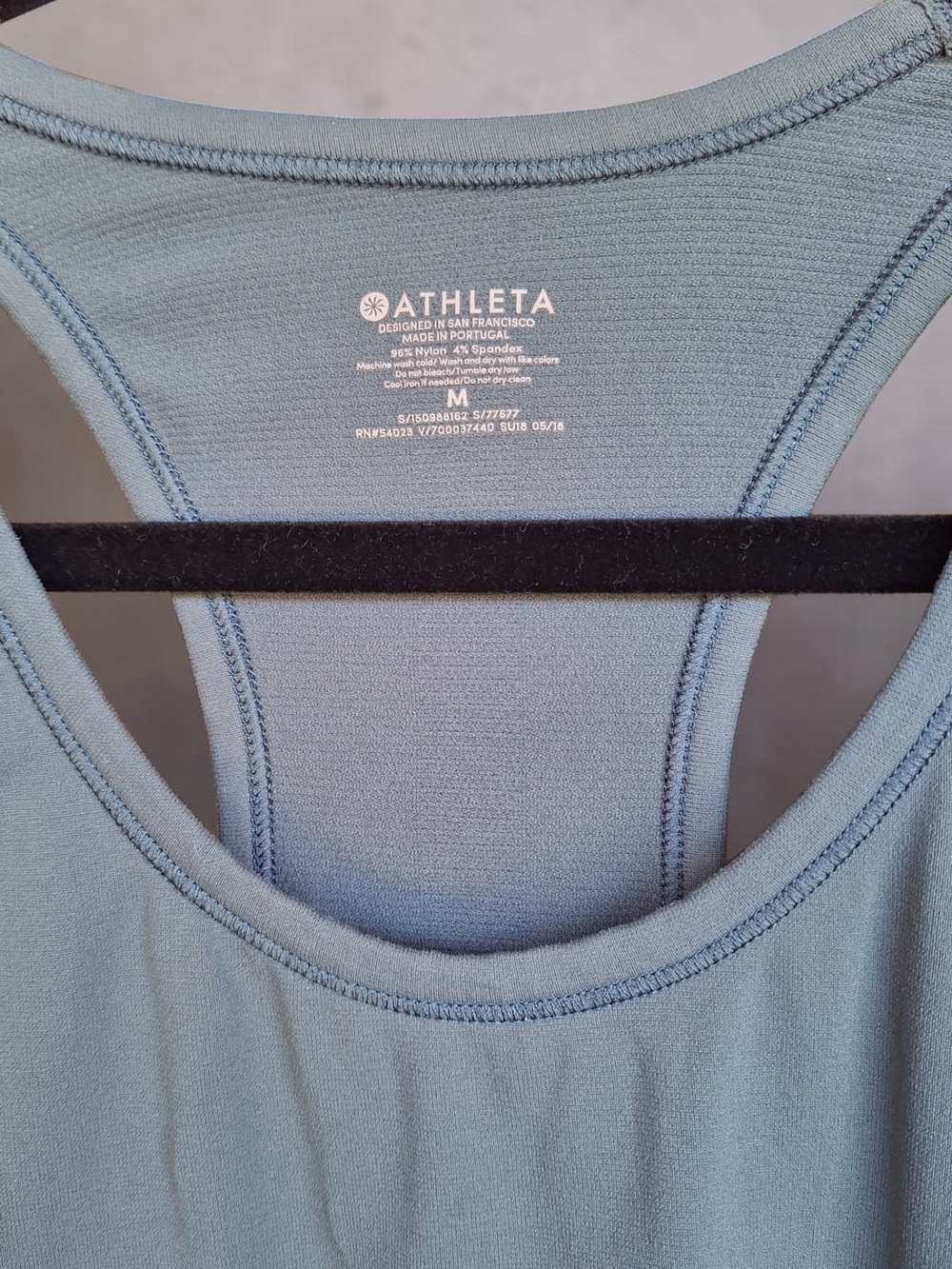 Athleta Blue Racerback Performance Tank - Picture 3 of 3